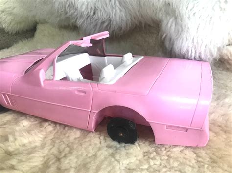 Vintage Pink Barbie Corvette - Etsy