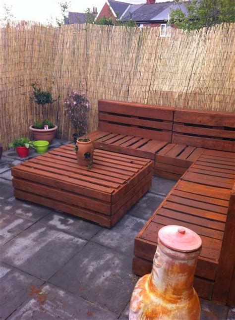 Spectacular Pallet Patio Furniture Ideas | Pallet garden furniture ...