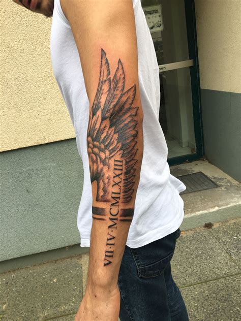 Wing Tattoos On Back, Wing Tattoo Men, Wing Tattoo Designs, Arm Tattoos For Guys, Tattoo Sleeve ...