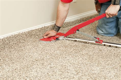 Using a Power Stretcher When Installing Carpet