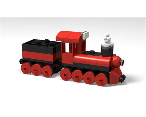 LEGO MOC Red Train with tender , based on 40250 design by riccardoerre | Rebrickable - Build ...