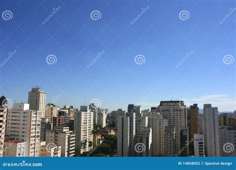 Skyline of Sao Paulo stock photo. Image of skyscraper - 14858002