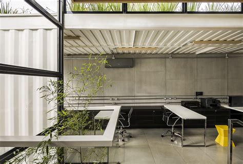 Container: Modular and Sustainable Office Structure with Industrial Panache