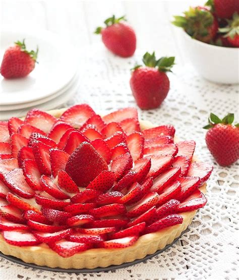 Strawberry Tart with Pastry Cream - As Easy As Apple Pie