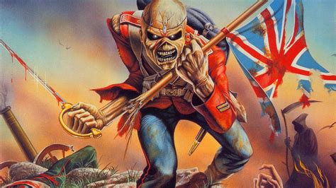 Skeleton illustration, Iron Maiden, Eddie, artwork, music HD wallpaper | Wallpaper Flare