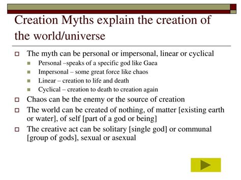 PPT - CREATION MYTHS PowerPoint Presentation, free download - ID:1828170