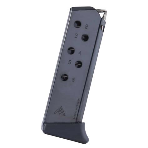 WALTHER PPK FINGER REST FLOORPLATE .380 ACP 6-ROUND - Mec-Gar USA Inc - Firearm Magazines