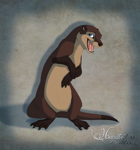 animaltober 08 - Otter by hecatehell on DeviantArt