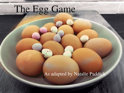 The Egg Game… — NP/ME STYLE