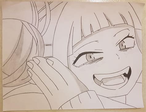 My attempt at drawing Toga : r/BokuNoHeroAcademia