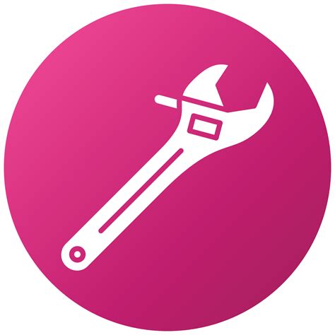 Wrench Icon Style 9468987 Vector Art at Vecteezy