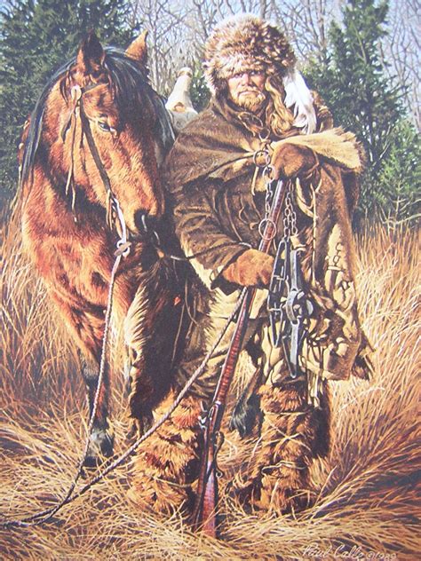 Paul Calle They Call Me Matthew Mountain Man Art Print | Mountain man, Male art, Western art