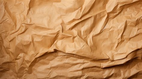 Brown Crumpled Paper Texture Background, Crumpled, Rough Paper, Crumpled Paper Background Image ...