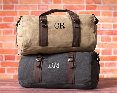 Canvas Duffel Bag Personalized Holiday Gift Christmas - Etsy