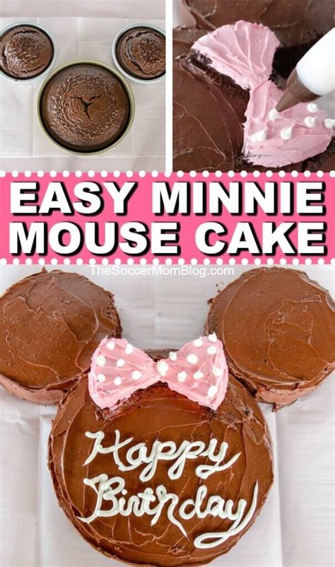 Diy Minnie Mouse Cake