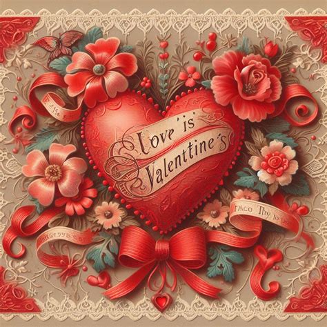 Vintage Valentine Art Free Stock Photo - Public Domain Pictures