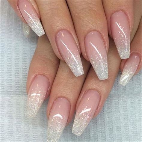 Cute Acrylic Nails Ombre Glitter - Ana Part