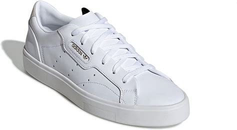 adidas Lace Sleek Vegan Shoes in White - Lyst