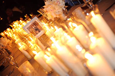 pillar-candle-clustered-centerpieces - Elizabeth Anne Designs: The Wedding Blog