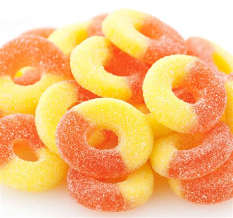 Gummi Peach Rings | Bulk Priced Food Shoppe