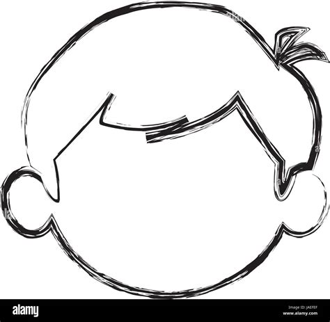 sketch little boy face kid male Stock Vector Image & Art - Alamy