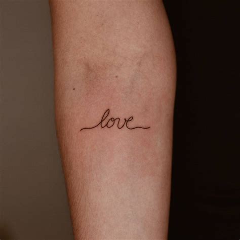 Love Font Tattoos