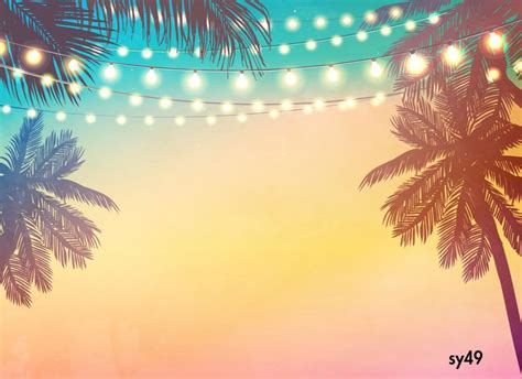 Beach Party Backdrop Summer Photography Background