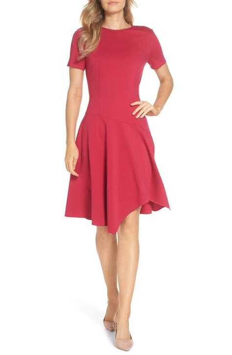 Eliza J Drop Waist Fit & Flare Dress | Nordstrom | Fit flare dress ...