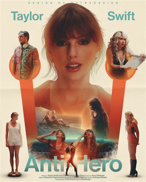 Taylor Swift - Anti Hero | Music Video Poster on Behance