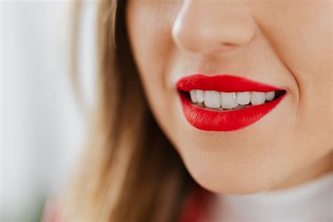 lips, red, teeth, woman, female, smile, caucasian, face, lipstick, Close-up | Pxfuel