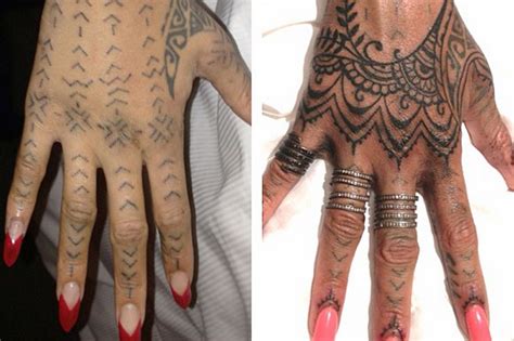 Rihanna's Tattoos: An Overview – Tattoo for a week