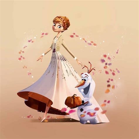 Anna and Olaf in Frozen 2 - Disney's Frozen 2 Fan Art (43458728 ...