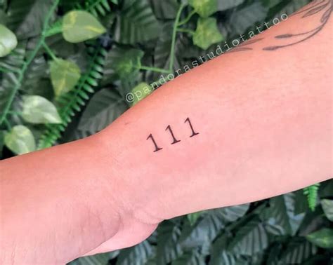 111 Tattoo - Meaning & 11 Best Ideas in 2024