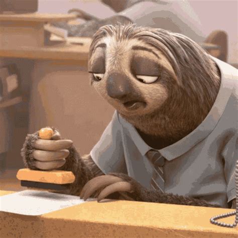 блиц скорость без границ зверополис ленивец медленно GIF – Sloth Zootopia Slow – discover and ...