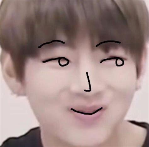 Bts V Meme Face - BTS