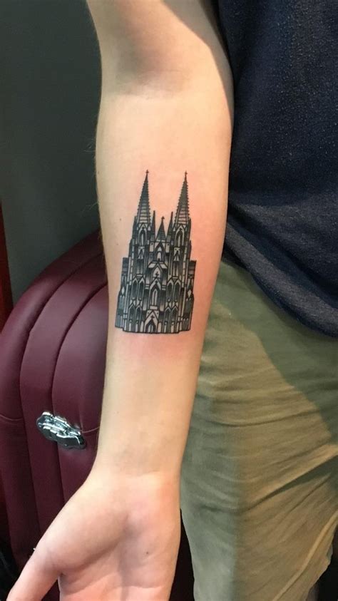 Cathedral done by Beau McCoy at Old Republic Tattoo in Sacramento based loosely on Regensburg ...