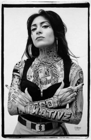 tatted chola | Ganxtaaaa Shittt ;; | Girl tattoos, Tattoos for women et ...