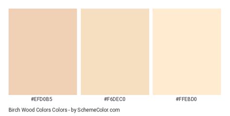 Birch Wood Colors Color Scheme » White » SchemeColor.com