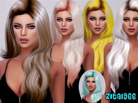 Sims 4 hair highlights - seatoo