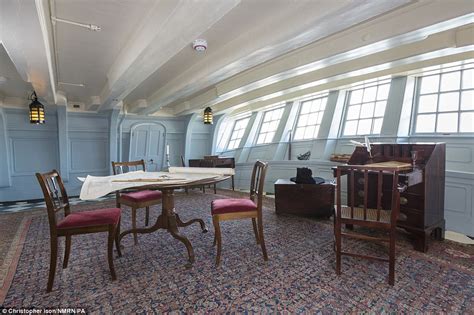 HMS Victory allows visitors to see new parts of Lord Nelsons ship after refurbs | Daily Mail Online