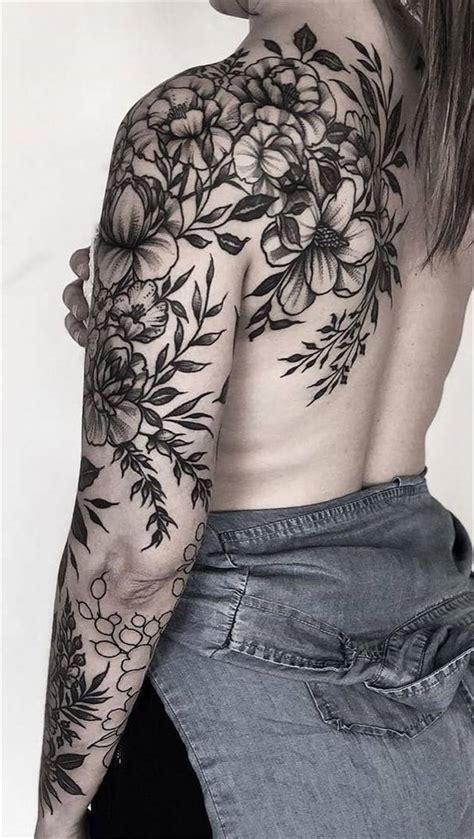 45 Gorgeous And Stunning Sleeve Floral Tattoo To Make You Stylish | Women Fashion Lifestyle Blog ...