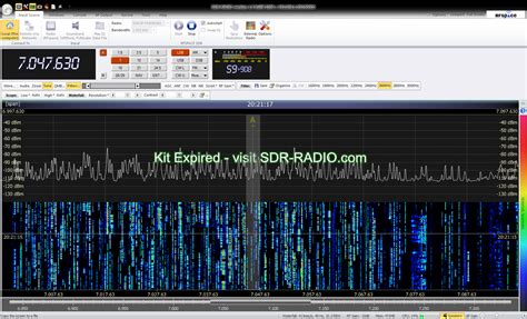 Here's a 100kHz view of the CW portion of 40m (7.000-7.100MHz) : r ...