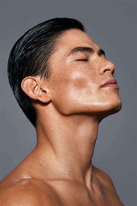 Beauty shoot male model glowy skin | Male model face, Skin model, Beauty shoot