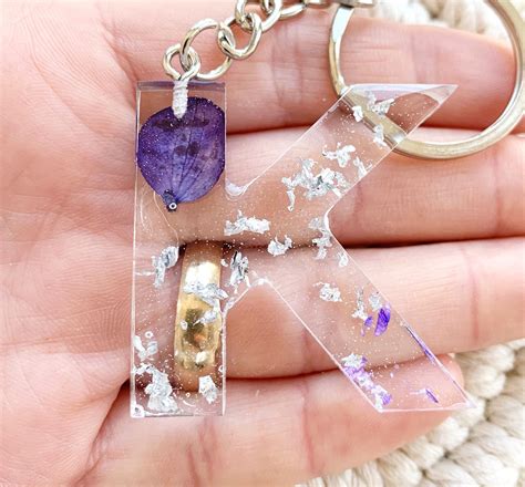 Resin Epoxy Resin Keychain Keychain | Etsy