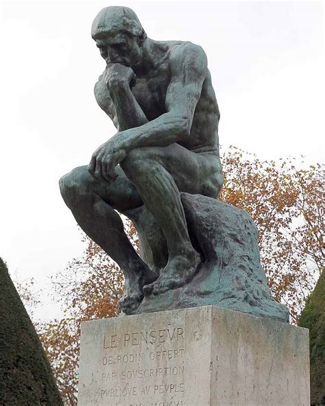 The Thinker Sculpture - Famous sculpture from Auguste Rodin