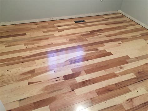 Natural hickory wood flooring is gorgeous. | Hickory flooring, Flooring, Wood floors