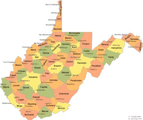 Boone County Wv Map - Alanna Leontyne