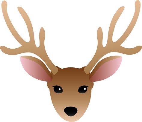 Add a Majestic Touch to Your Artwork with Deer Head Clipart