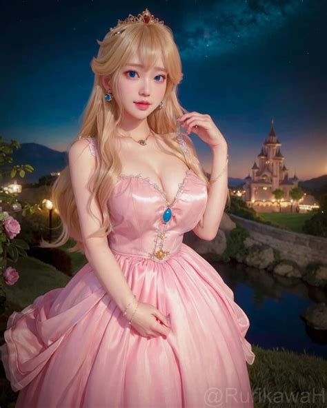 Super Mario Bros: Un cosplay de Peach es ilustrado por una IA de manera realista