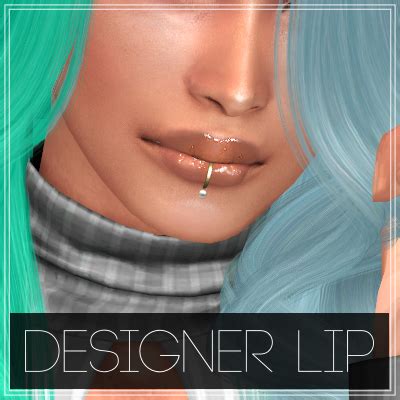 Designer Lip Piercing - The Sims 4 Create a Sim - CurseForge